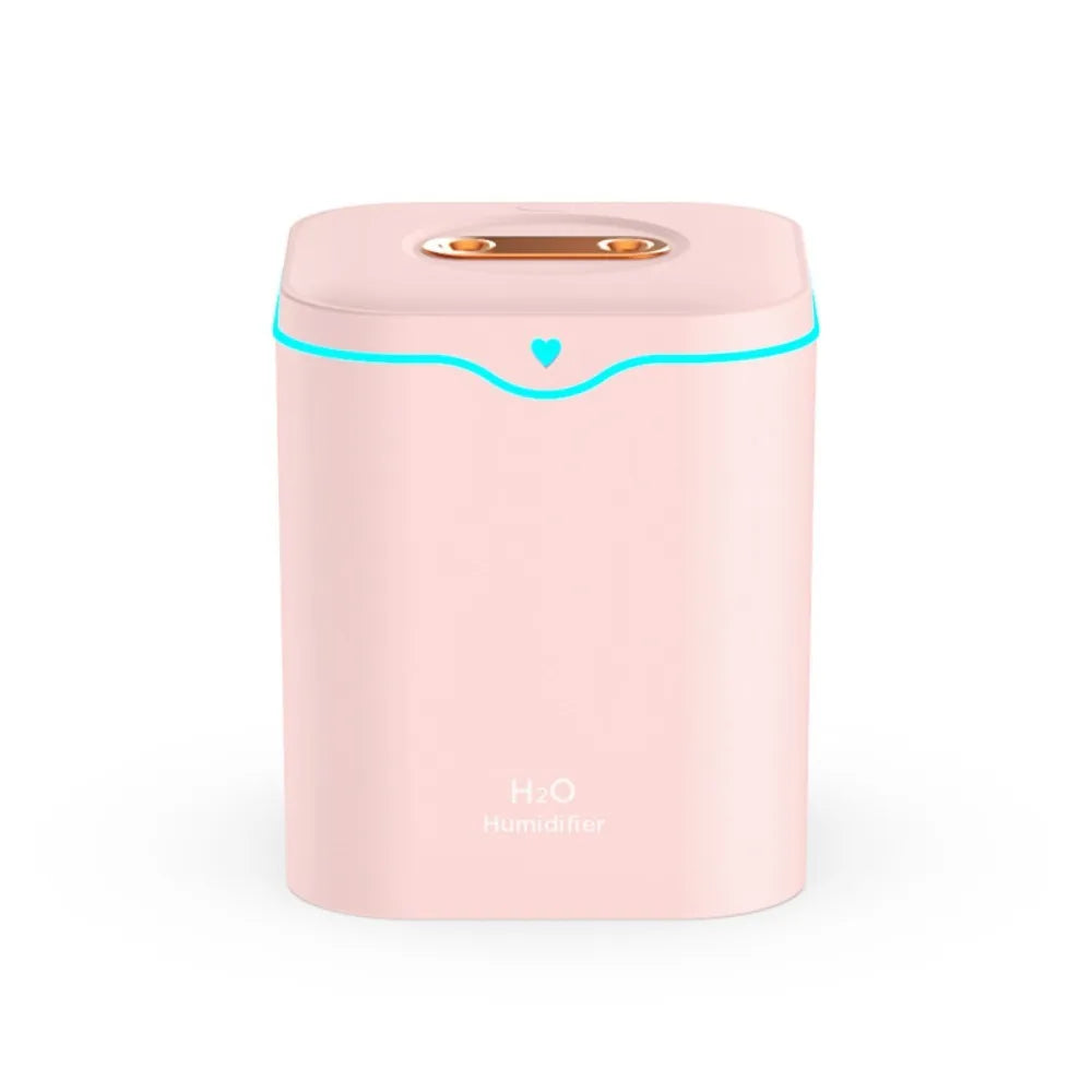 Double Spray USB Air Humidifiers 2000ML Large Capacity Water Tank Essential Oils Aromatherapy Machine Home Office Air Purify - delizioso
