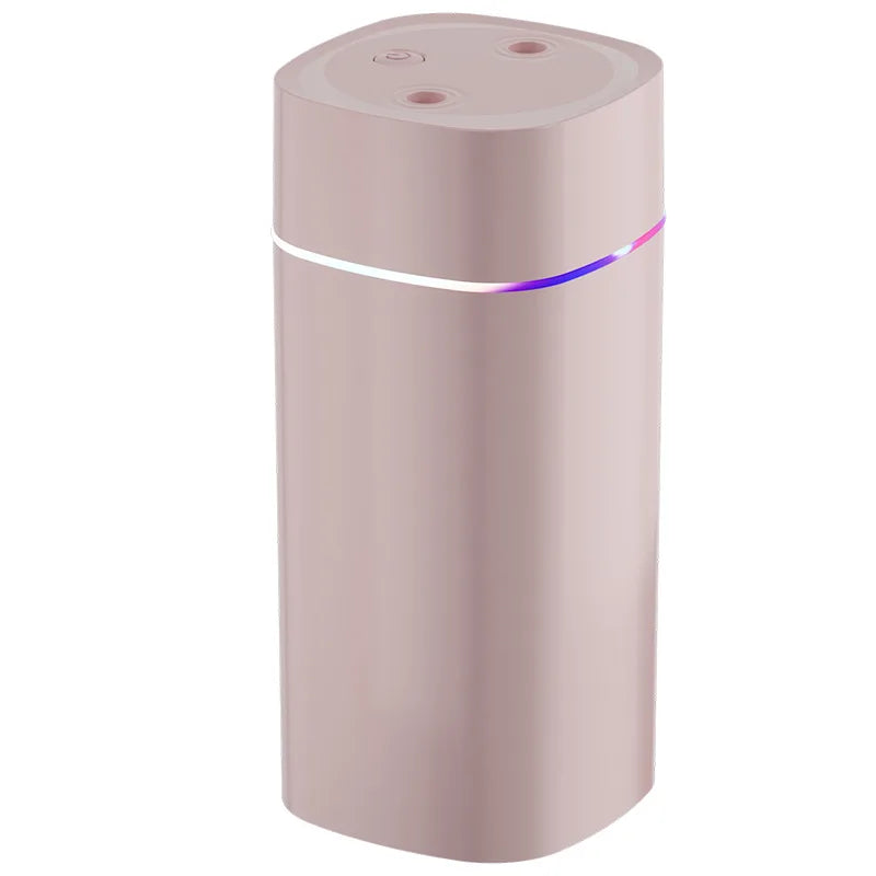 Dual-Nozzle USB Humidifier | 800ml/H Super Mist & Ultra Quiet | Car/Home Moisturizing Device - delizioso