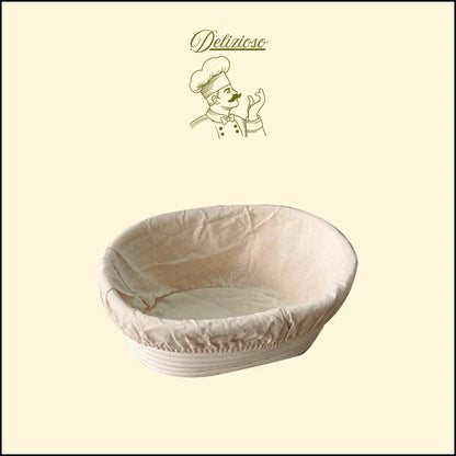 סלסלת התפחה אובלית לאפיית לחמים - delizioso