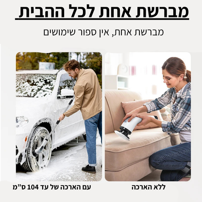 מברשת ניקוי חשמלית נטענת - delizioso