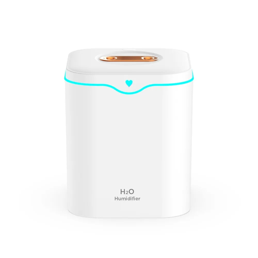 Double Spray USB Air Humidifiers 2000ML Large Capacity Water Tank Essential Oils Aromatherapy Machine Home Office Air Purify - delizioso